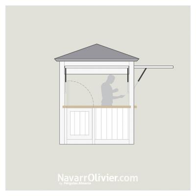 Plano de alzado lateral modelo Lemon by NavarrOlivier