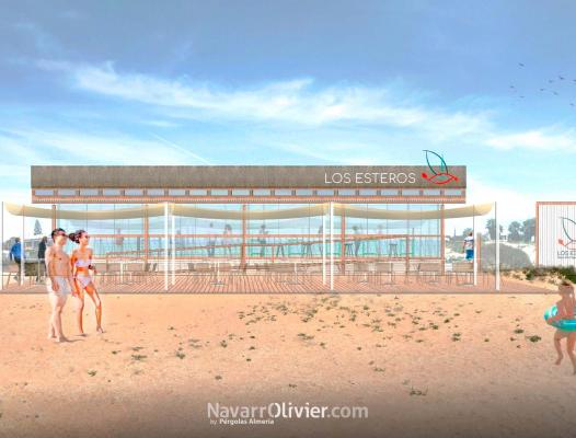 Proyecto chiringuito Los ESteros, Playa La Barrosa, Chiclana