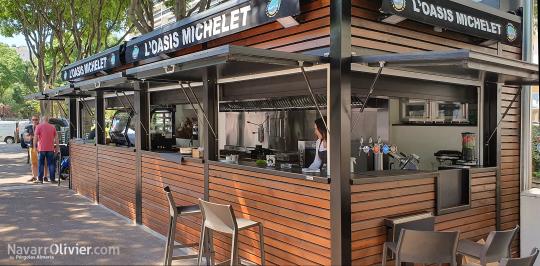 Chiringuito para street food en Marsella