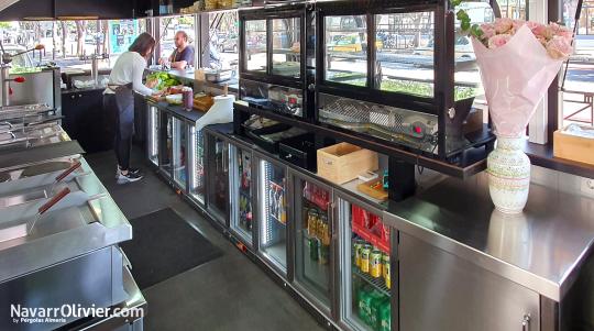 Chiringuito modular para comida rápi9da en Marsella