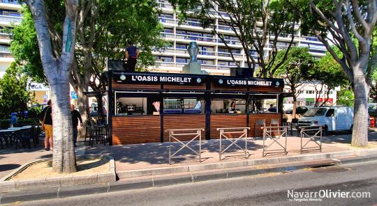 Kiosco de comida rápida en Marsella