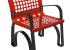 Sillón metálico con apoya-brazos