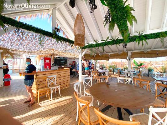 Terraza de chiringuito en Torrox Costa, Garnada