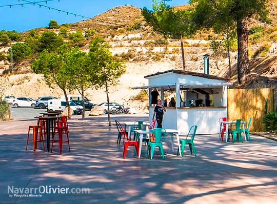 kiosco de madera transportable para casa rural