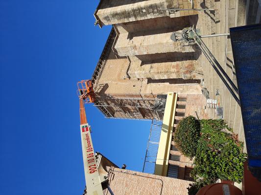 Reparación y refuerzo. Iglésia Sant Llorenç Lleida