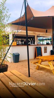 Chiringuito de madera en Badajoz