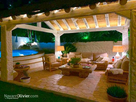 solon exterior, pergola de madera para jardin