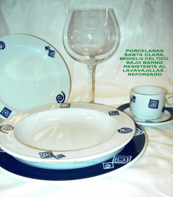PORCELANA SANTA CLARA POR SUELTO 