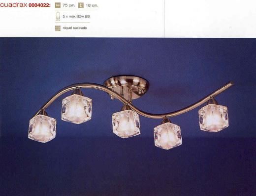LAMPARAS HALOGENAS CON TULIA DE CRISTAL