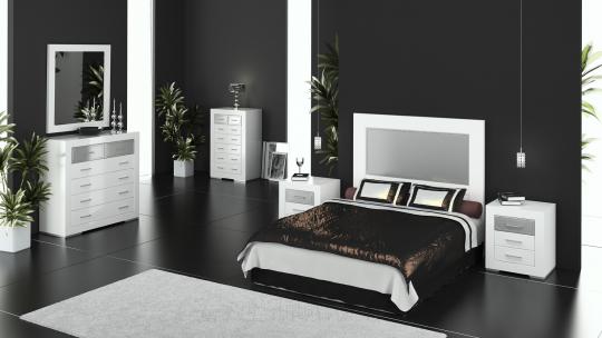 DORMITORIO Nº1 BLANCO PLATA