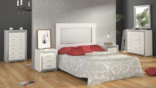 DORMITORIO Nº2 BLANCO PLATA
