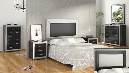 DORMITORIO Nº2 NEGRO PLATA