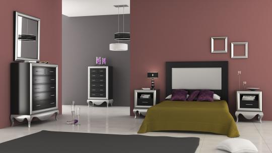 DORMITORIO Nº3 NEGRO PLATA