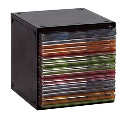 Cubo disc Archivador 10 CD ó 20 CD Slim