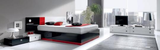 DORMITORIO DE MATRIMONIO DE ESITLO MODERNO SEIK 5 DE KAZZANO
