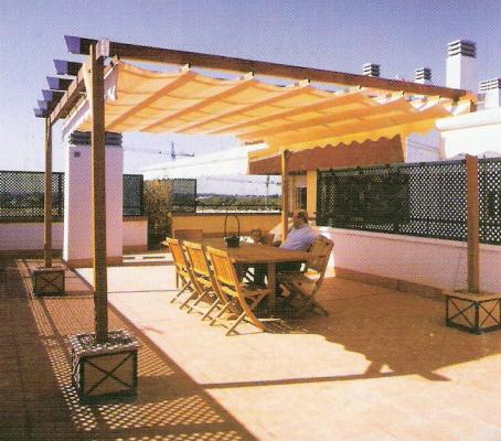 Toldo Garden con pergola