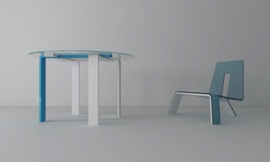 nudo chair y nudo table