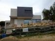 Vivienda en construcción en Vilanova del Vallés parte delantera