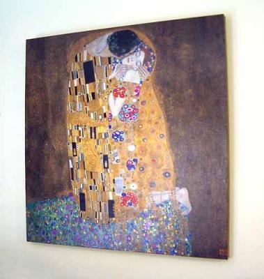 Cuadro -El Beso- de Gustav Klimt (VER PRECIOS en www.artisangallery.es)