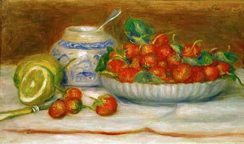 Bodegón con fresas, de Renoir (VER PRECIOS en www.artisangallery.es)