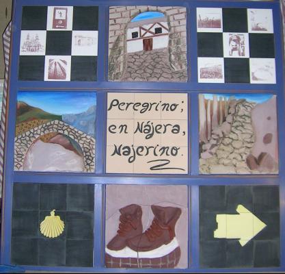 Te lo imaginas? Cuadro cedido al Albergue dePeregrinos de Nájera