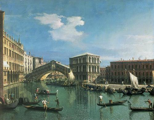 The Rialto Bridge, Venice, de Canaletto (VER PRECIOS en www.artisangallery.es)