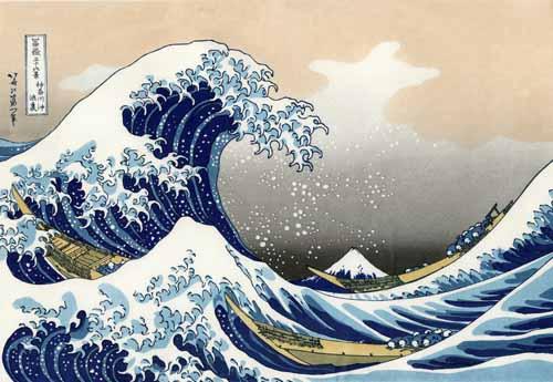 Tsunami, de Hokusai, Katsushika (VER PRECIOS en www.artisangallery.es)