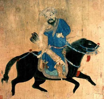 Arquero mongolo a caballo, anonimo chino (VER PRECIOS en www.artisangallery.es)