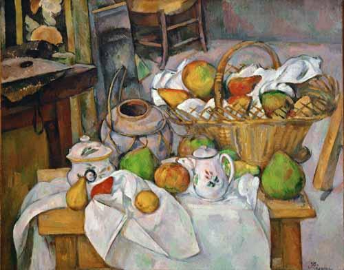 Bodegon con panera, de Cezanne (VER PRECIOS en www.artisangallery.es)