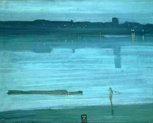 -Nocturne, Blue and Silver - Chelsea, 1871-, de Whistler (VER PRECIOS en www.artisangallery.es)