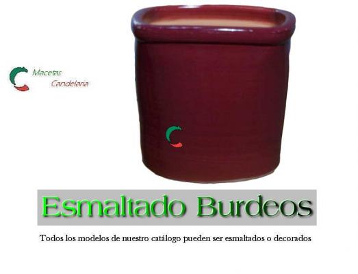 Esmaltado Burdeos