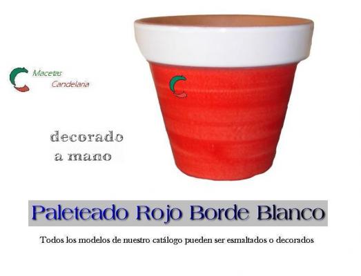 Paleteado Rojo c/Borde