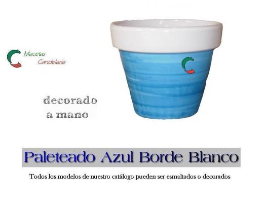 Paleteado Azul c/Borde