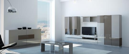 Mueble salon lacado