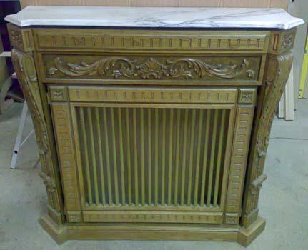 Cubre radiador roble