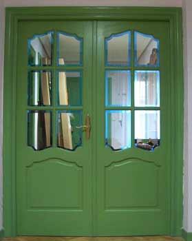 Puerta interior lacada