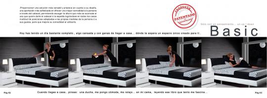 cama tapizada (cabecero regulable)