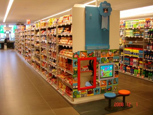 Areas de juego en supermercados