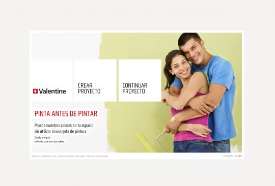 Simulador de color de Valentine