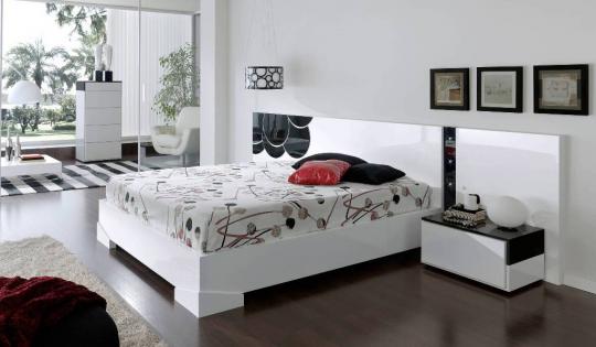 Dormitorio moderno lacado
