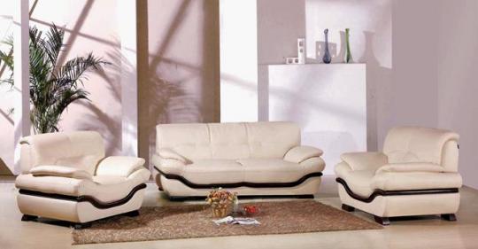 living room leather sofa