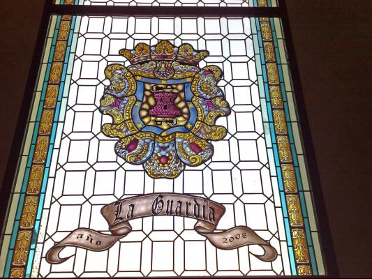 Vidriera heraldica escudo