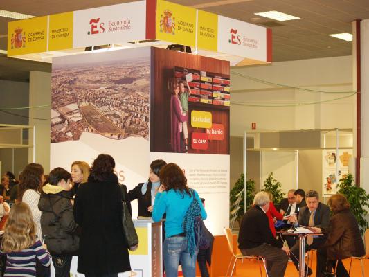 Vista de I Salón de la Vivienda Social, Asequible y Sostenible de Madrid