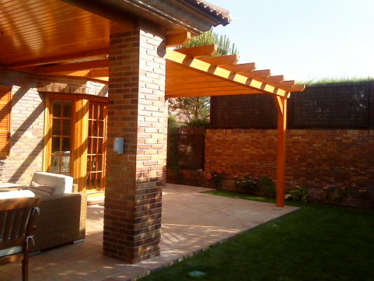 Pérgola de madera