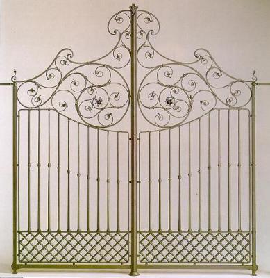 Puerta peatonal de lujo