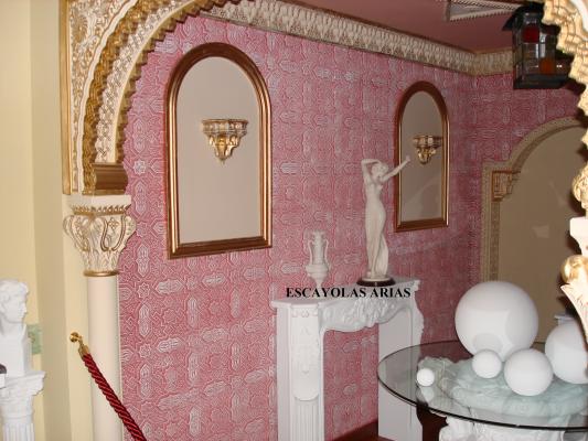 Decoración árabe en escayola