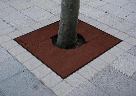 Alcorque CORTEN NERA
