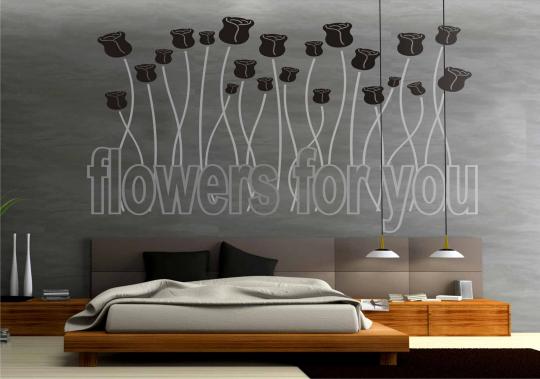 vinilo flowers for you