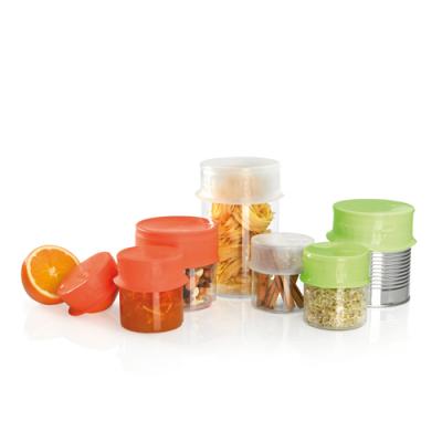 Tapas extensibles de silicona en uso