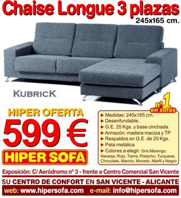 Oferta Sofa Chaise Longue mod. Kubrick